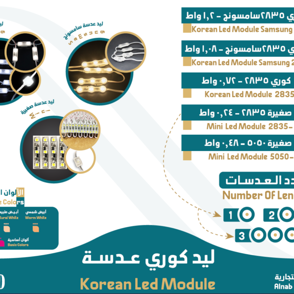 ليد عدسة كوري 2835 سامسونك