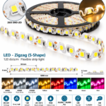 LED-Zigzag (S-Shape) 120dots/m Flexible strip light