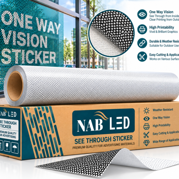 ملصق الرؤية من اتجاه واحد SEE THROUGH STICKER / ONE WAY VISION