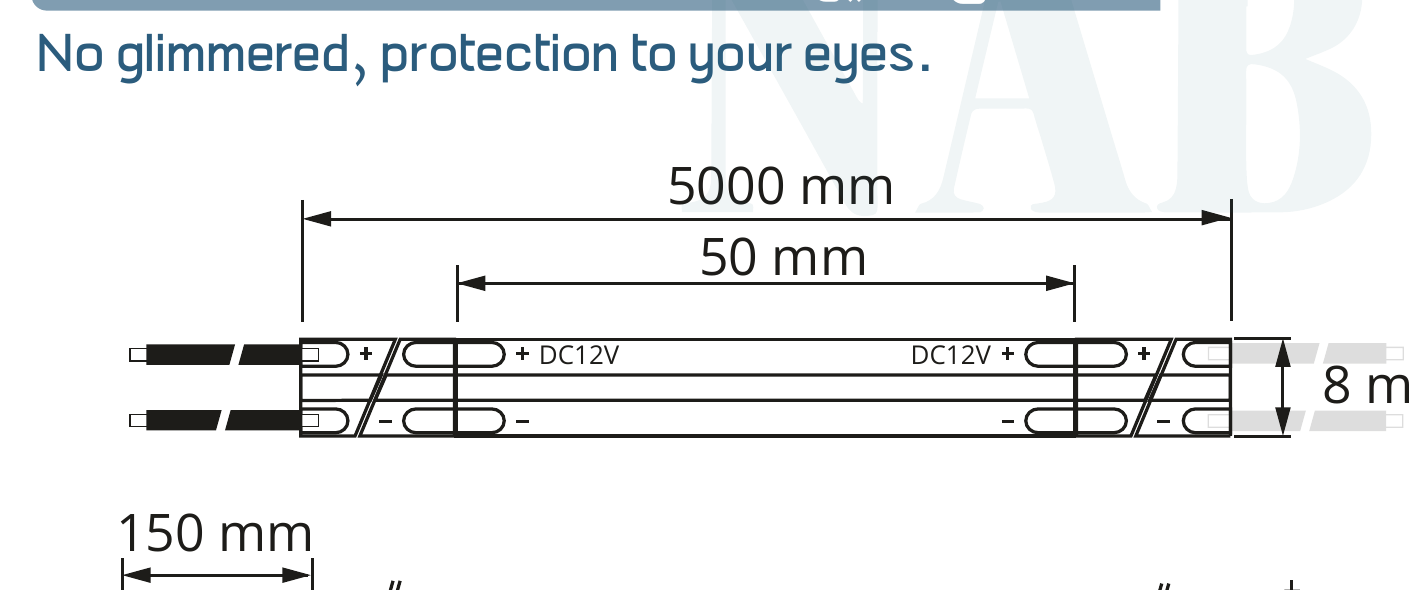 شريط الإضاءة المرن LED-2835-COB Flexible strip light 2 - NAB LED